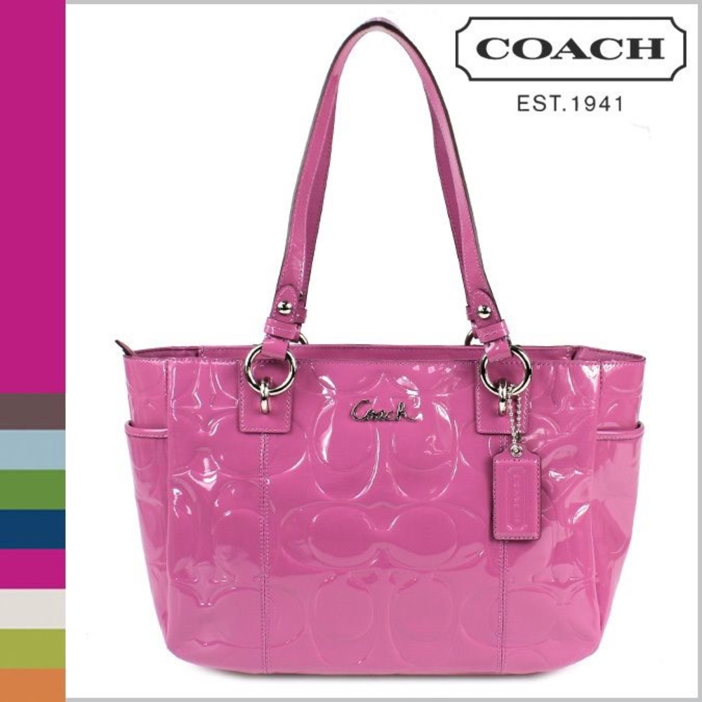 Pink coach purse